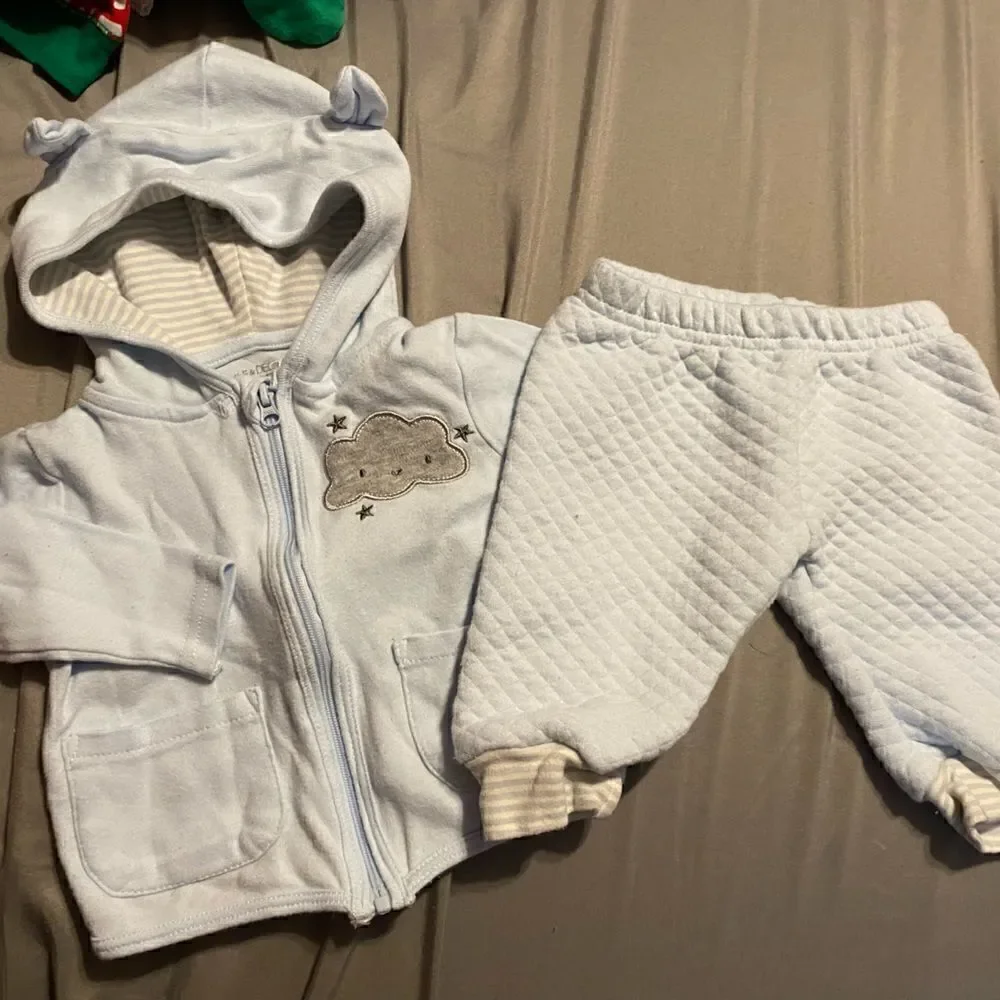 Kyle & Deena 3-6 Month Light Blue Set